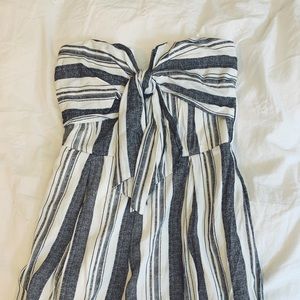Striped romper